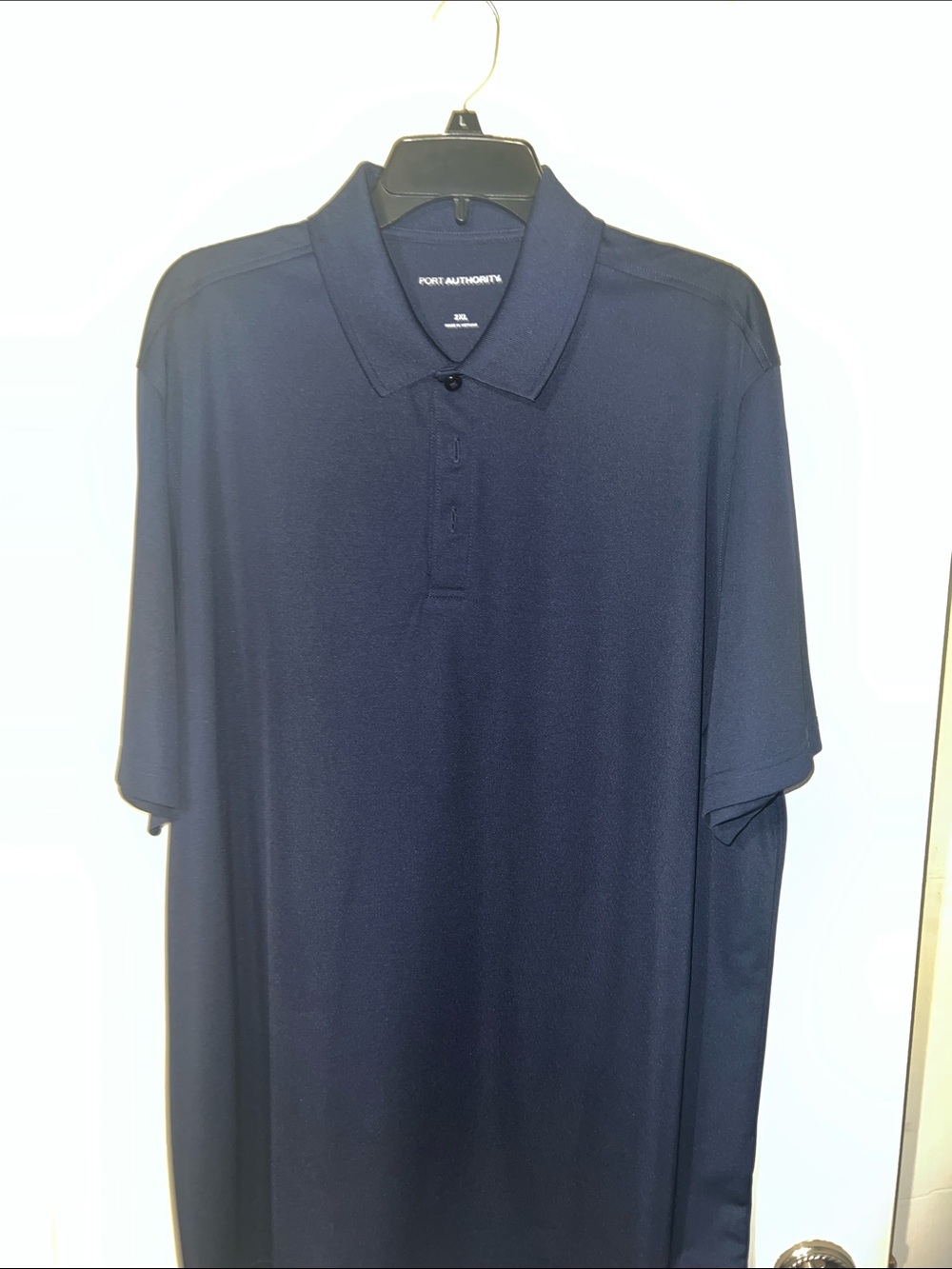 Port Authority Navy Short-Sleeve Performance Polo